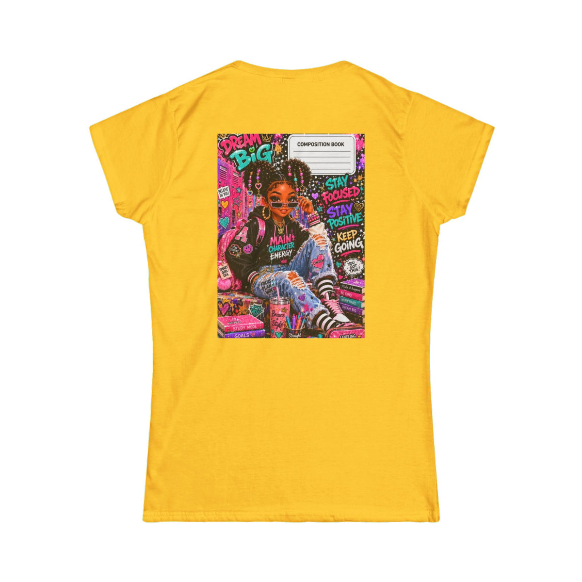 Women's Tee - Blank White Softstyle T‑Shirt (Everyday Casual Staple)
