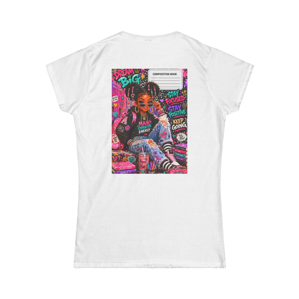 Women's Tee - Blank White Softstyle T‑Shirt (Everyday Casual Staple)