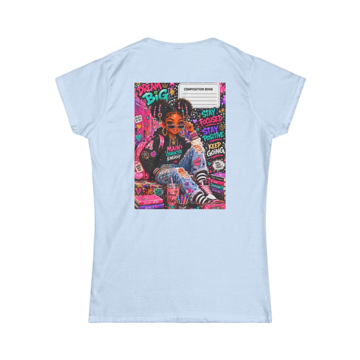 Women's Tee - Blank White Softstyle T‑Shirt (Everyday Casual Staple)