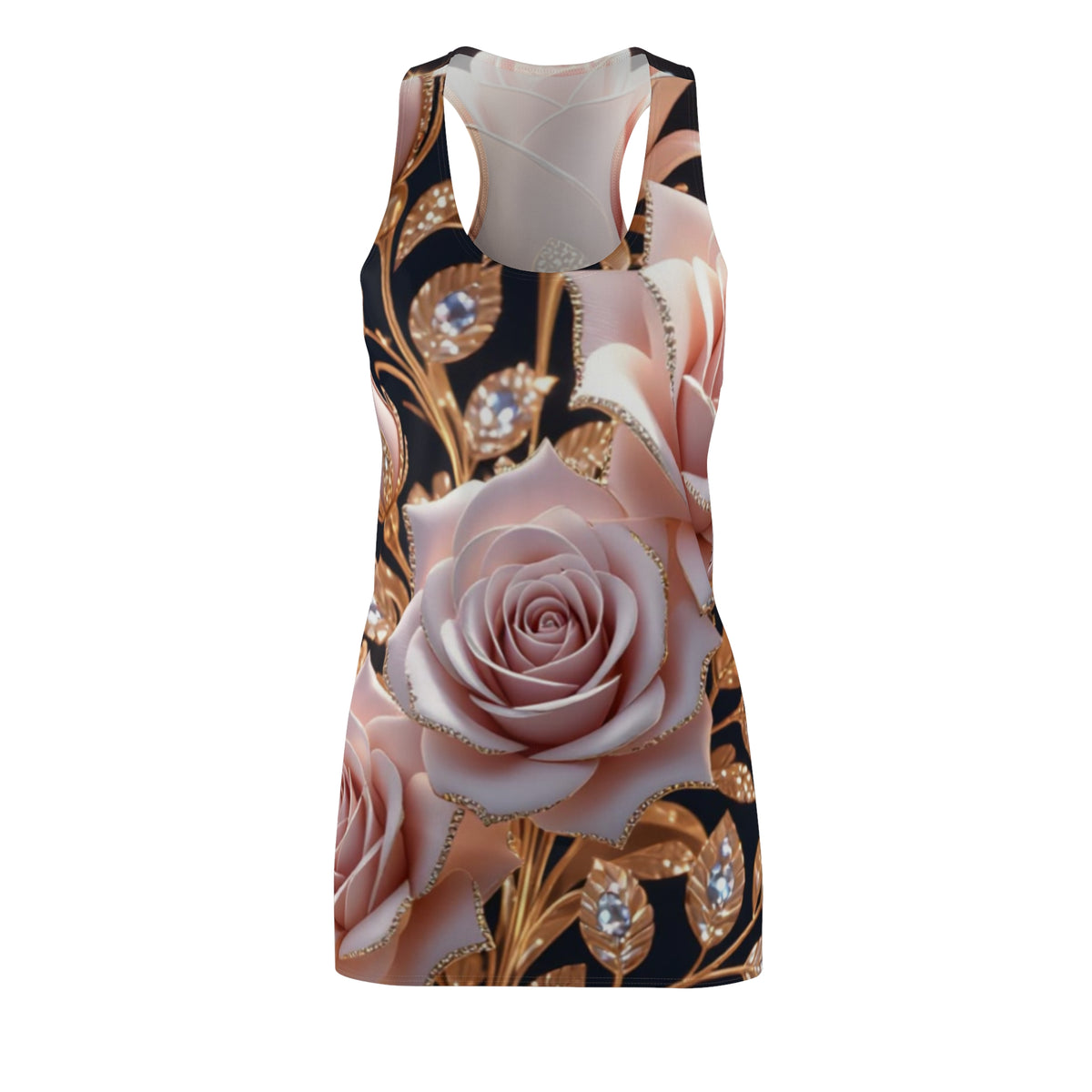 Women's Cut & Sew Racerback Dress (AOP)