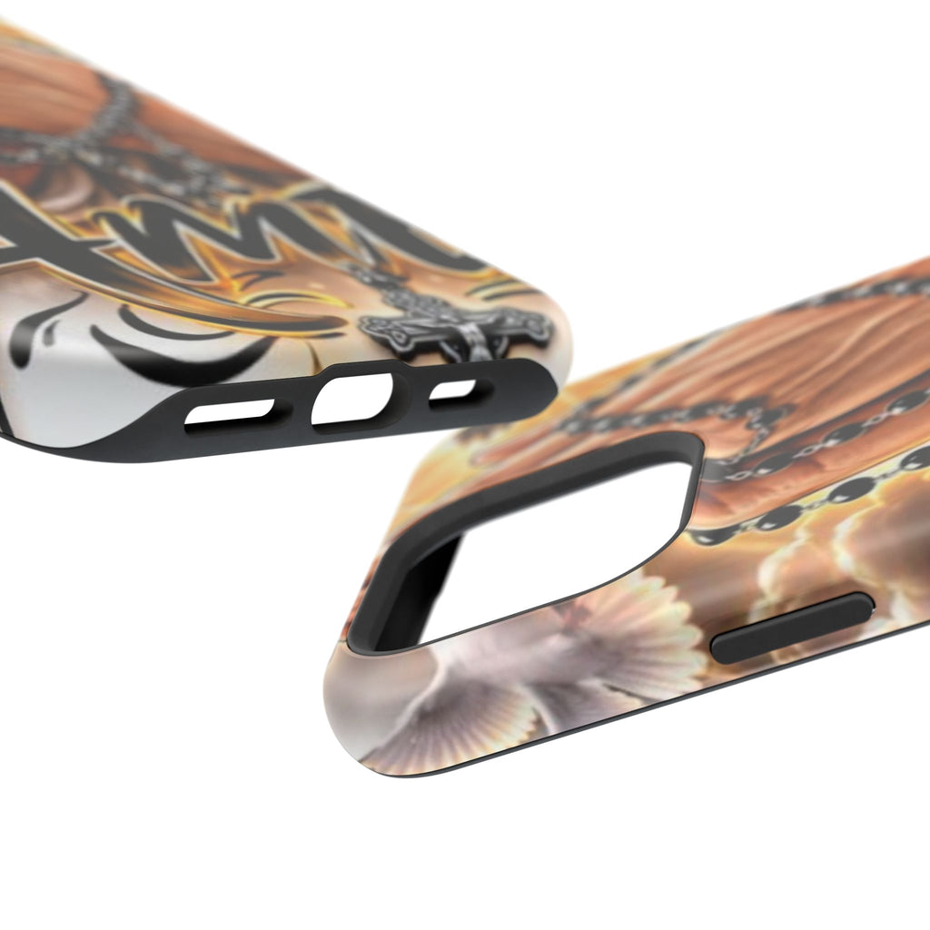 Praying Hands Rosary Magnetic Impact Phone Case
