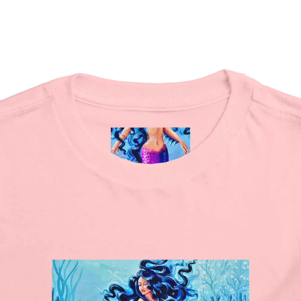 Mermaid Toddler Tee — Colorful Underwater Ocean Playtop