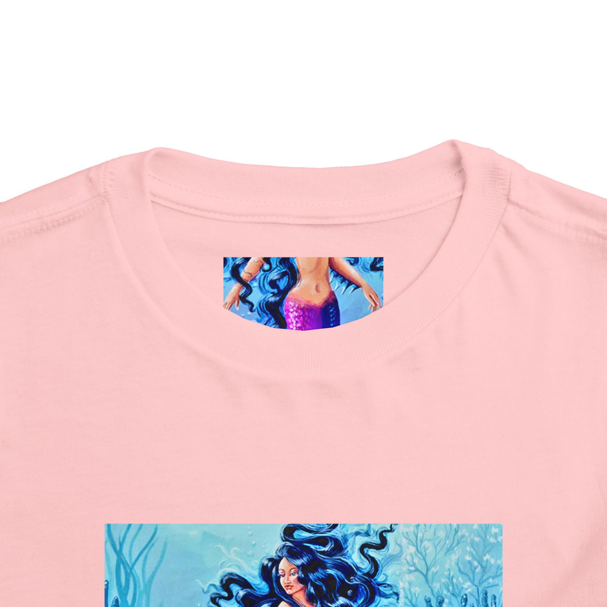 Mermaid Toddler Tee — Colorful Underwater Ocean Playtop