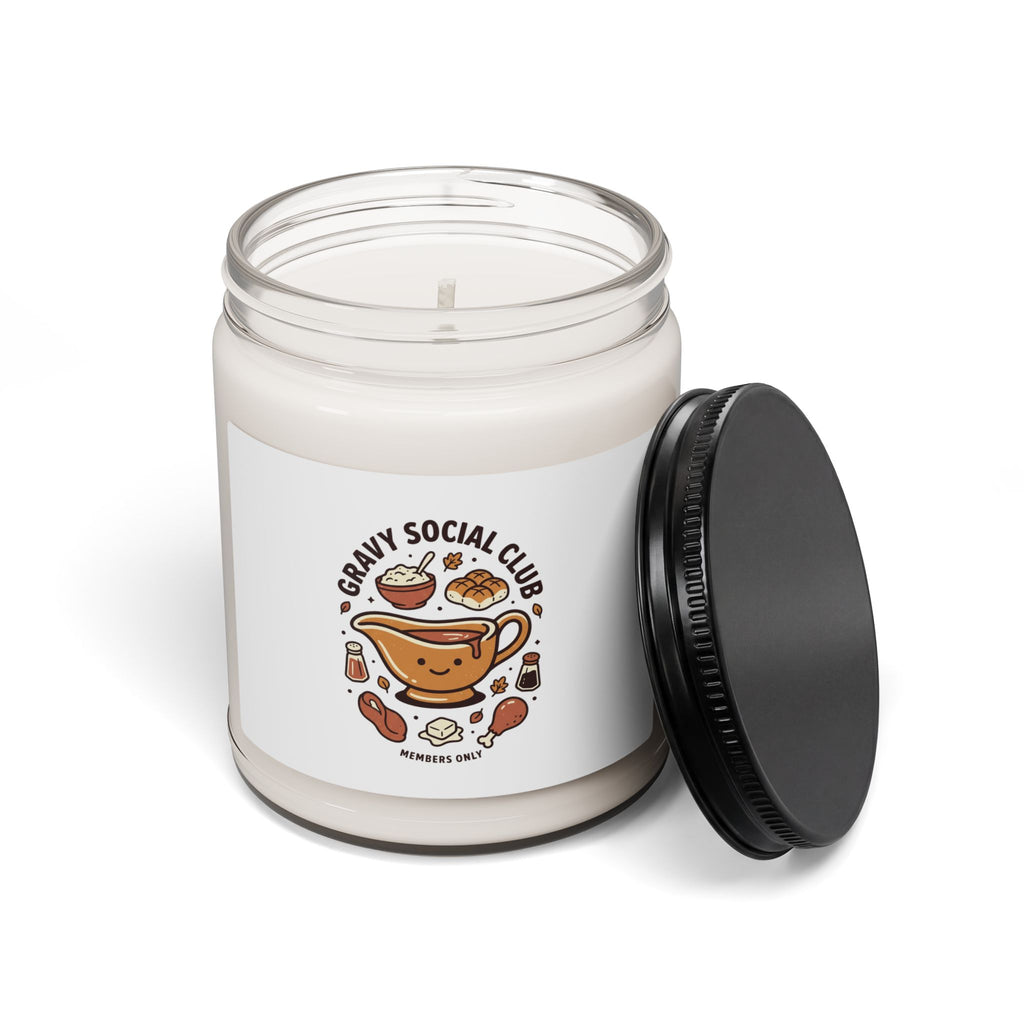 Gravy Social Club Candle | Thanksgiving Soy Candle, Pumpkin Pie & Harvest Scent