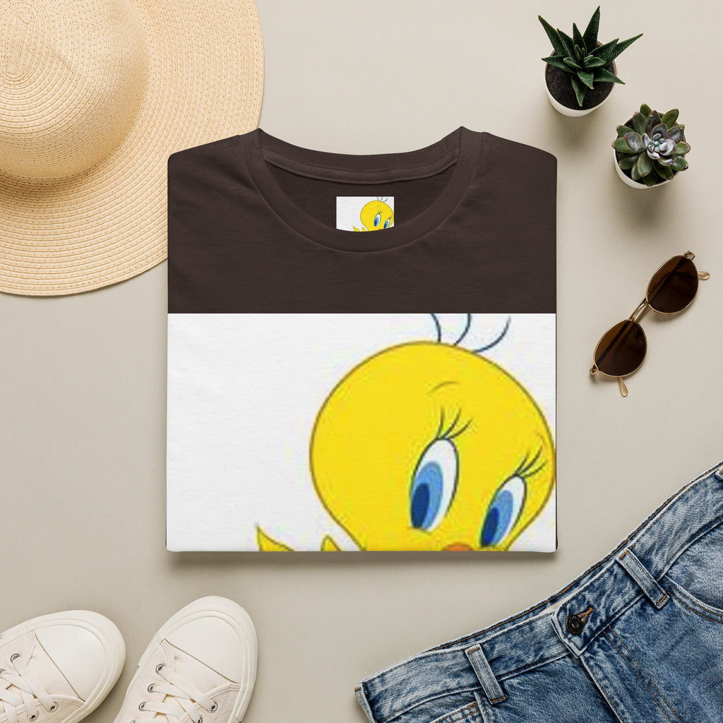 Cartoon Yellow Bird T-Shirt — Cute Tweety Graphic Tee
