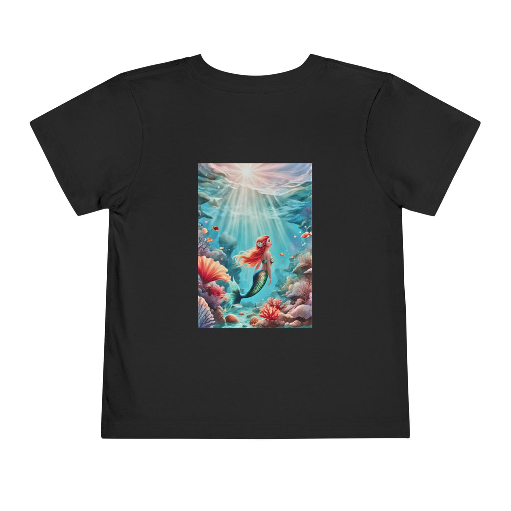 Mermaid Toddler Tee – Underwater Sunlight Sea Life Graphic