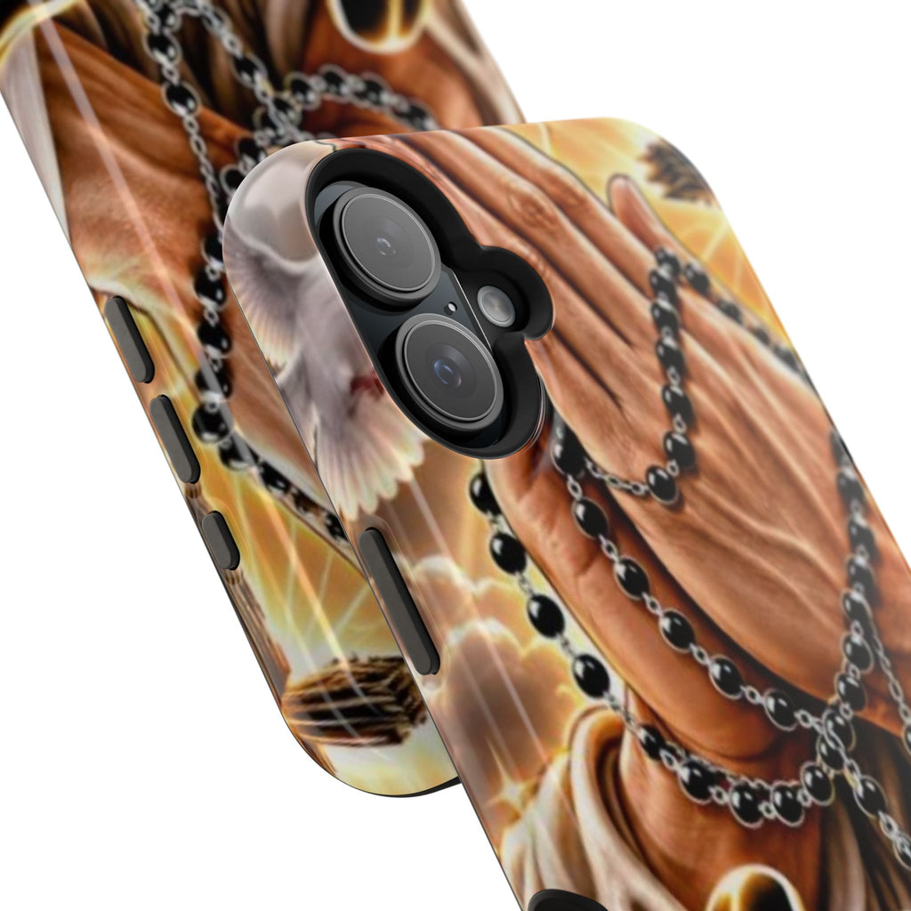 Praying Hands Rosary Magnetic Impact Phone Case