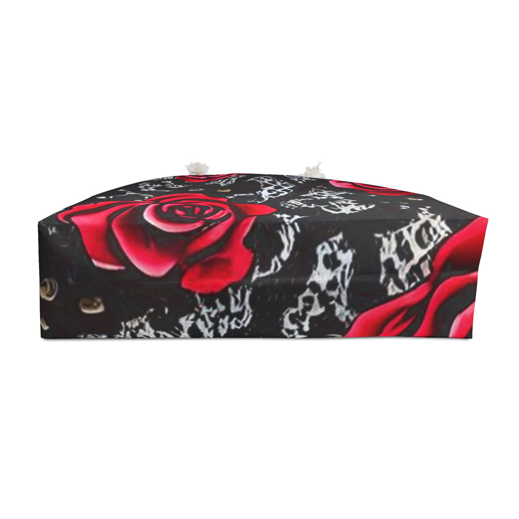 Red Rose Gothic Weekender Bag