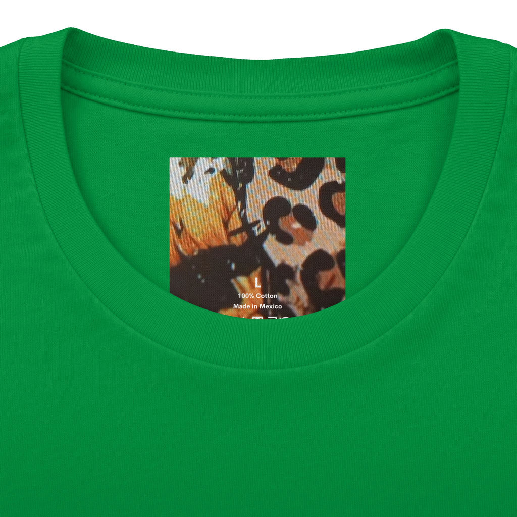 Christian Leopard Mug Graphic Tee — "Jesus Fills My Cup" Sunflower T-Shirt