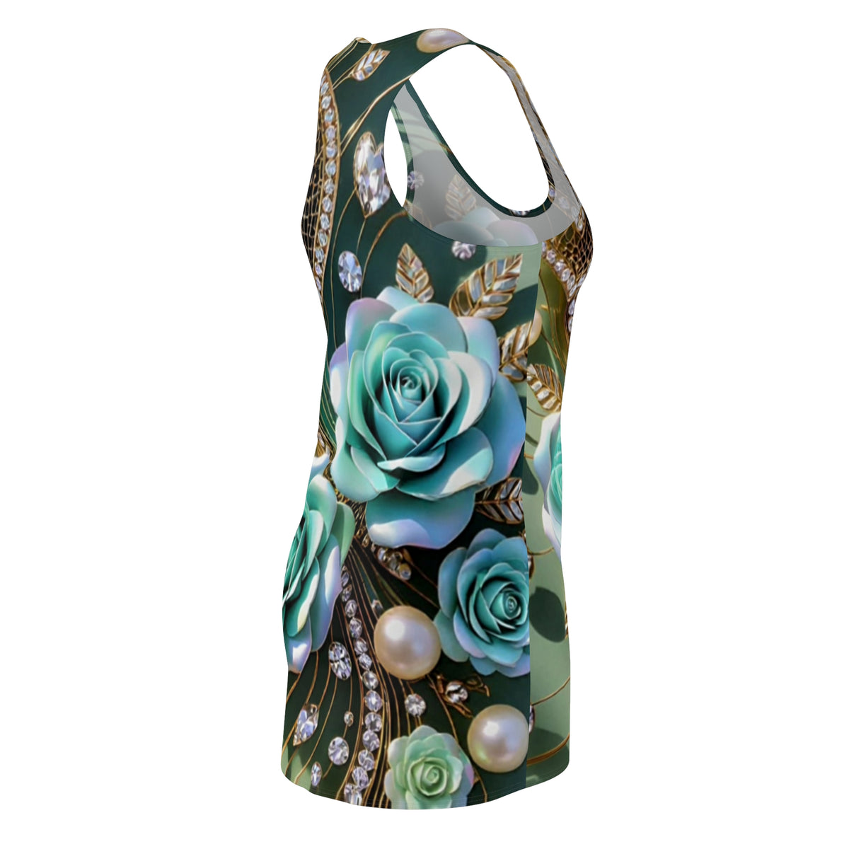 Women's Cut & Sew Racerback Dress (AOP)