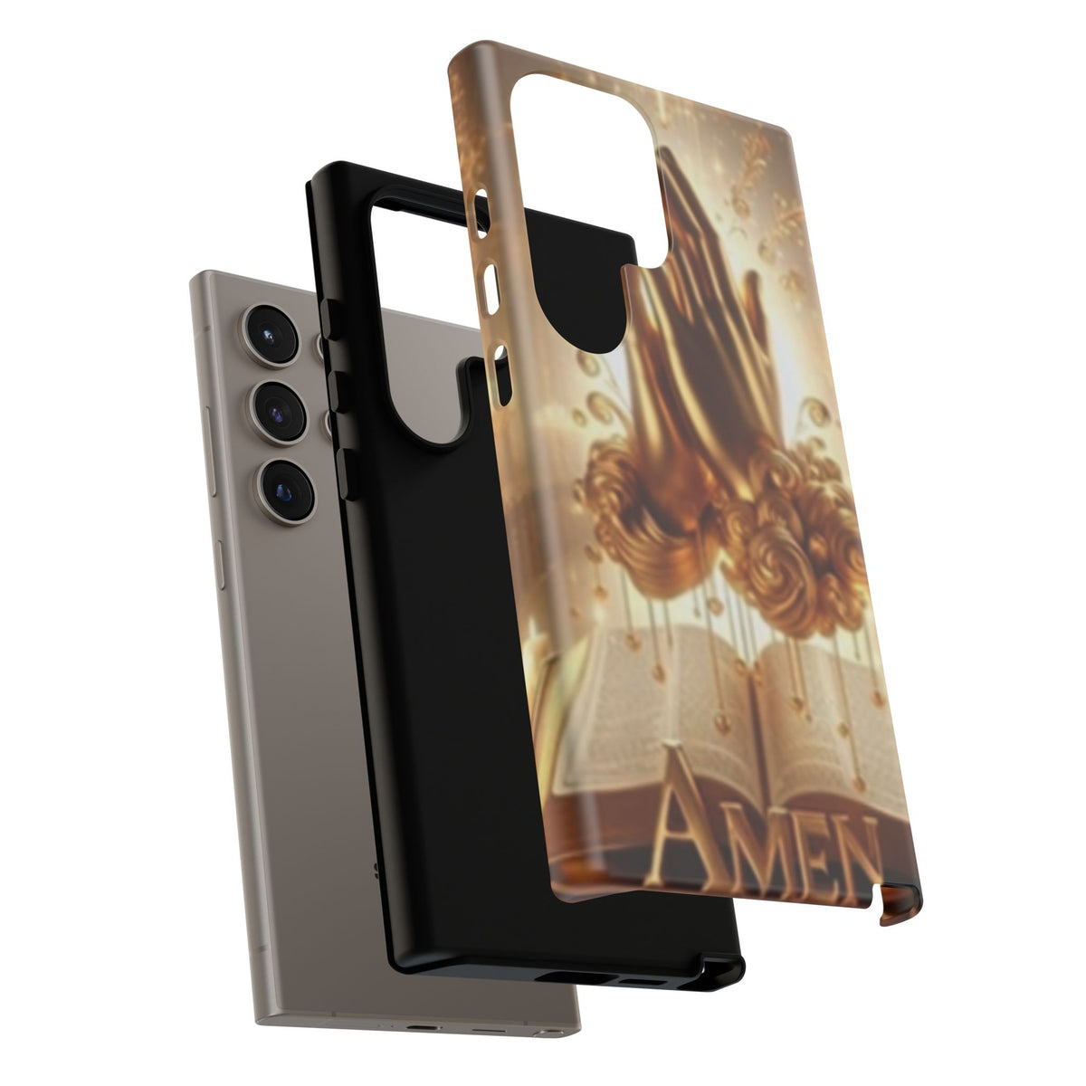 Prayer Hands 'Amen' Phone Case - Religious Christian iPhone Case