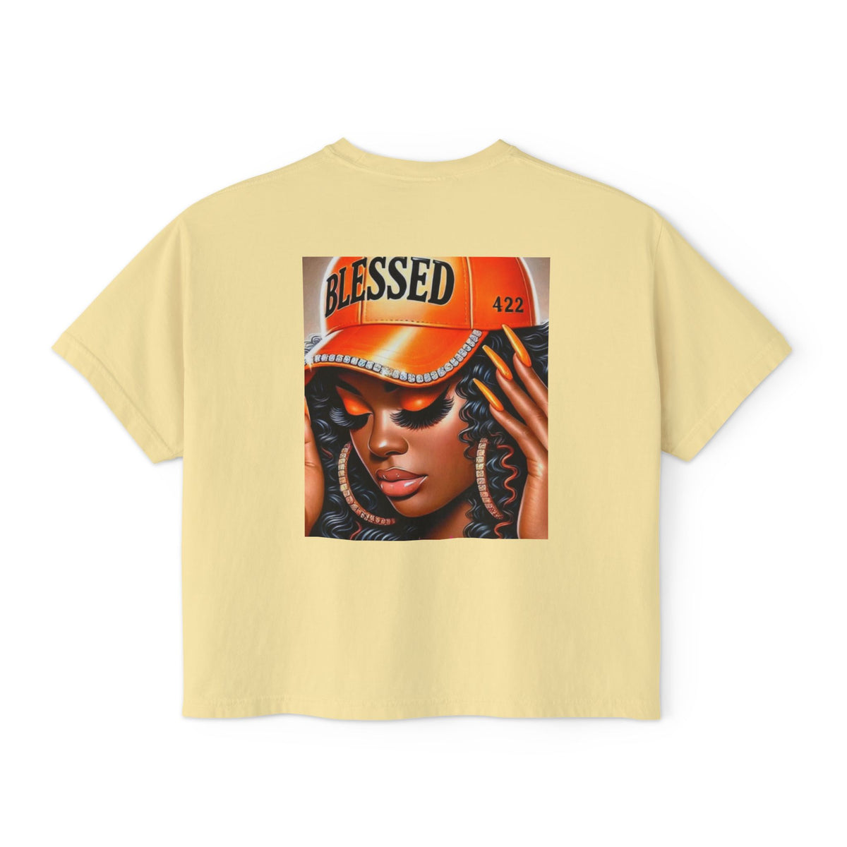 Blessed 422 Boxy Tee – Women’s Graphic Crop Shirt