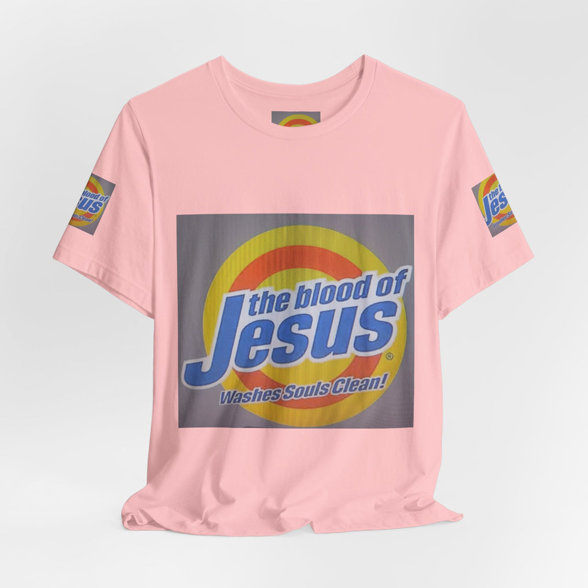 Christian T-Shirt - "The Blood of Jesus Washes Souls Clean" Graphic Tee