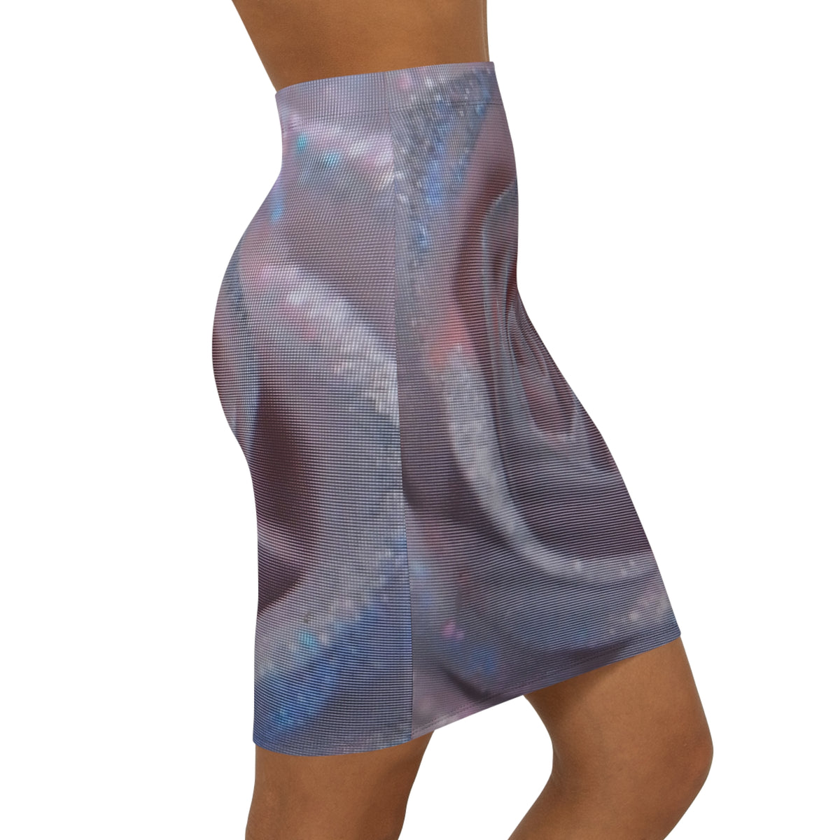 Women's Mid-Waist Pencil Skirt (AOP)