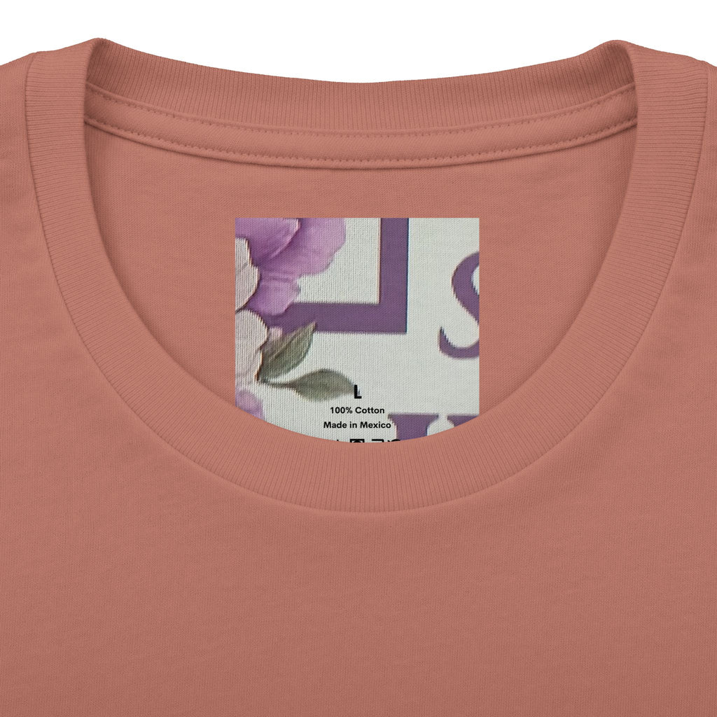 Christian Tee — "Blessed by God, Saved by Jesus, Filled by the Spirit" Floral Cross