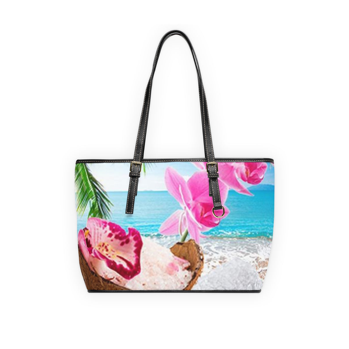 Tropical Orchid Beach Shoulder Bag