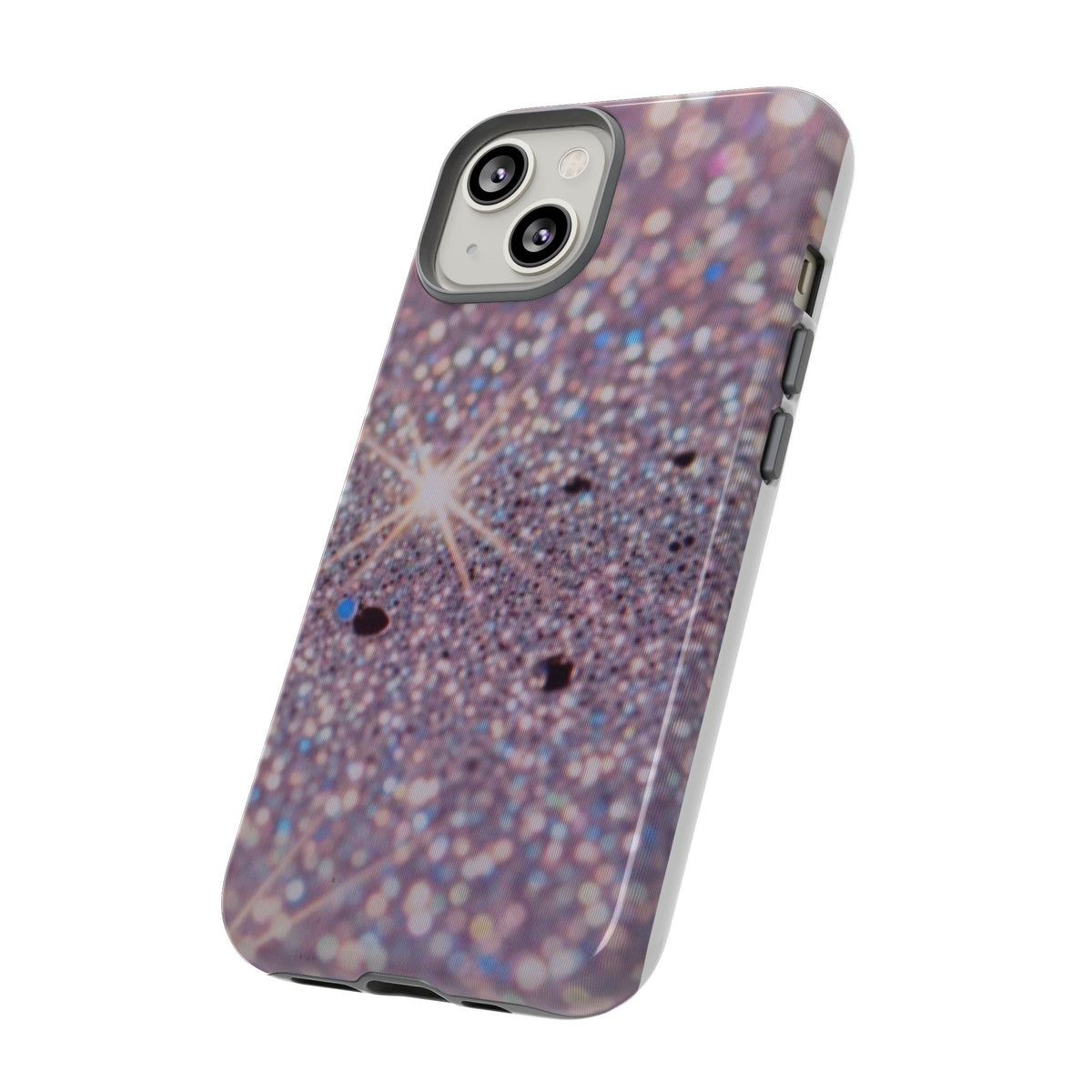 Sparkling Pink Glitter Tough Phone Case