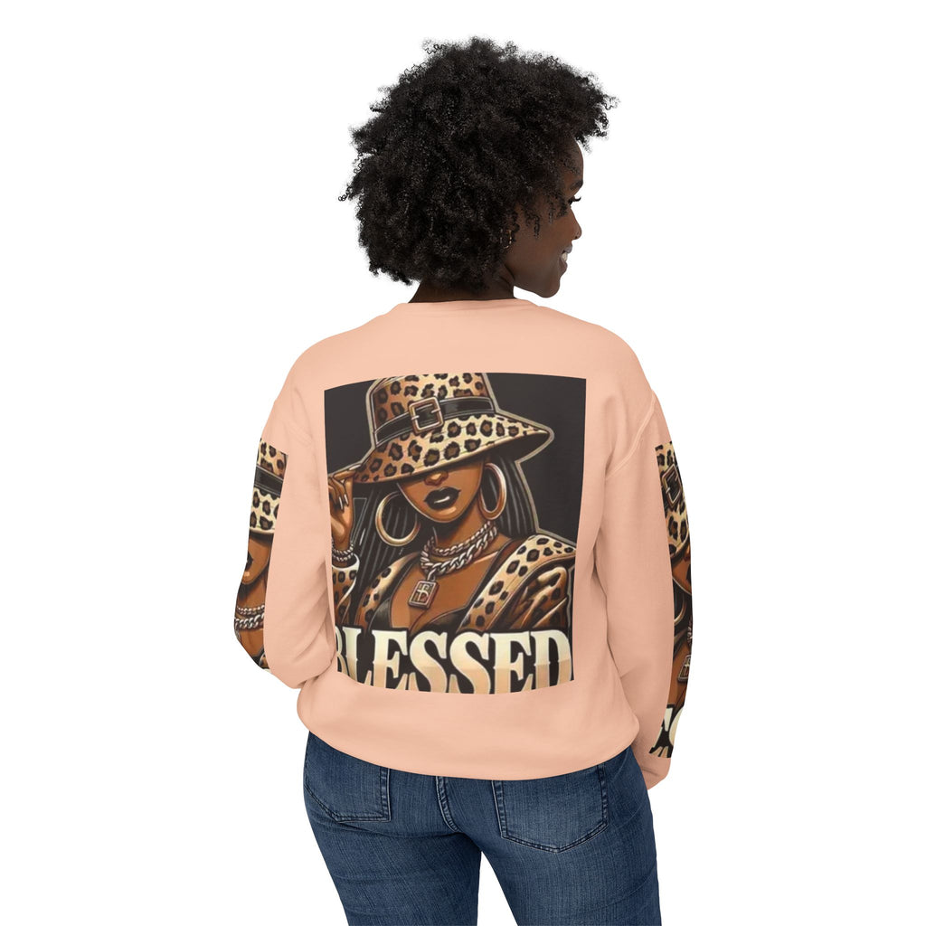 Blessed Leopard Femme Crewneck Sweatshirt