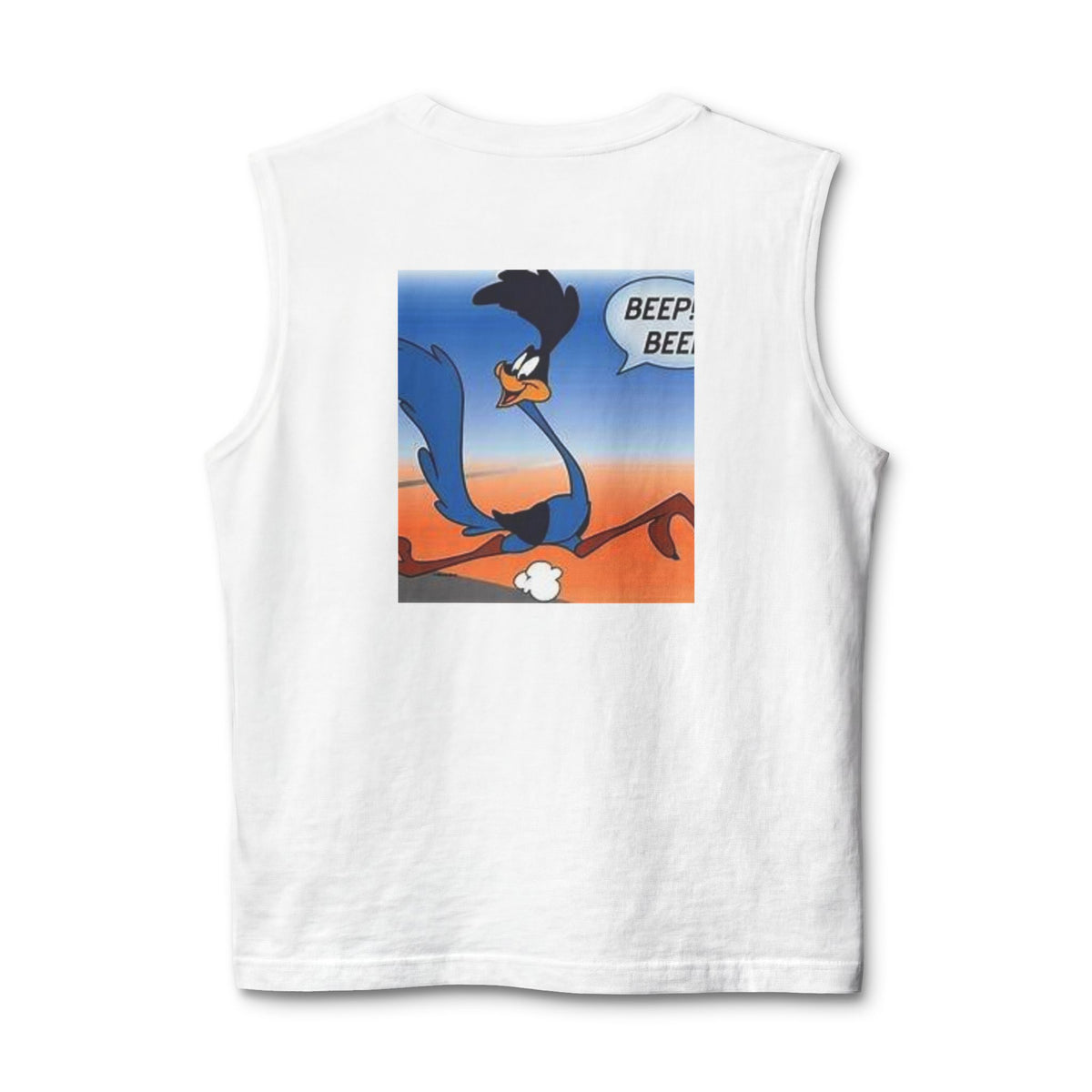 Road Runner 'Beep Beep' Muscle Tank — Vintage Cartoon Graphic Tank Top