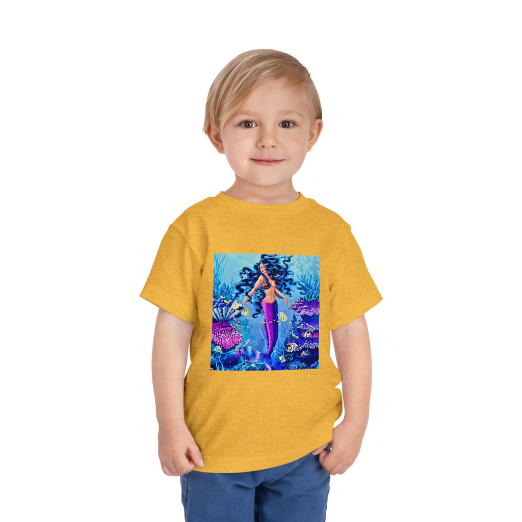 Mermaid Toddler Tee — Colorful Underwater Ocean Playtop