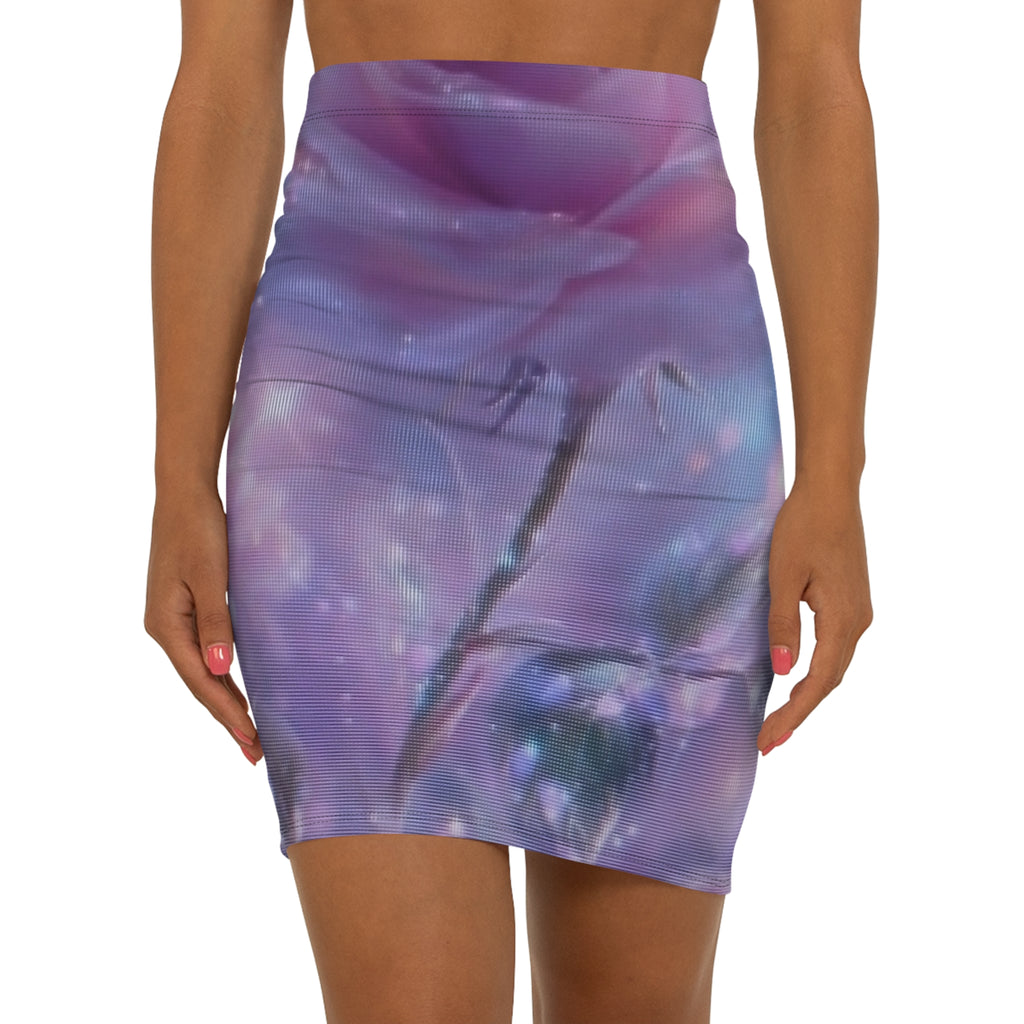 Women's Mid-Waist Pencil Skirt (AOP)