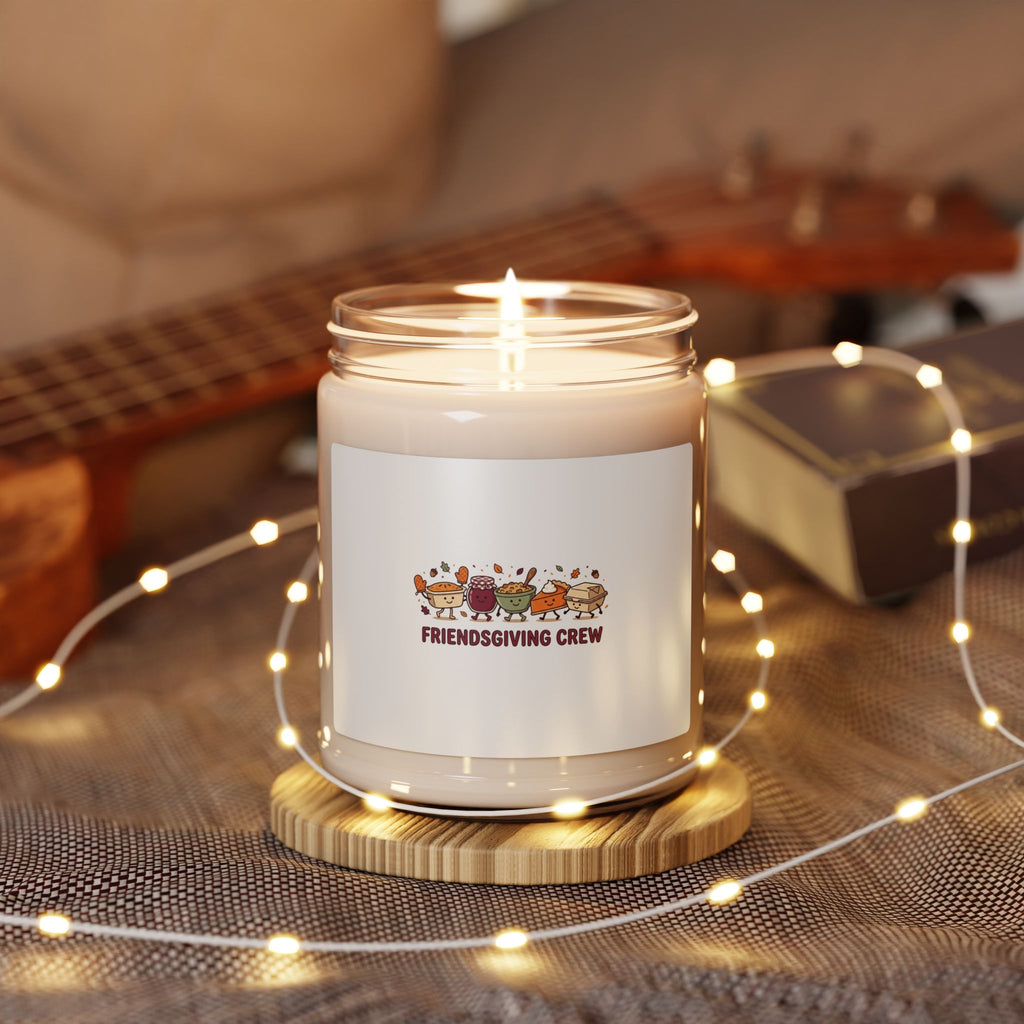 Friendsgiving Crew Candle | Thanksgiving Soy Candle, Pumpkin Pie & Fall Foliage