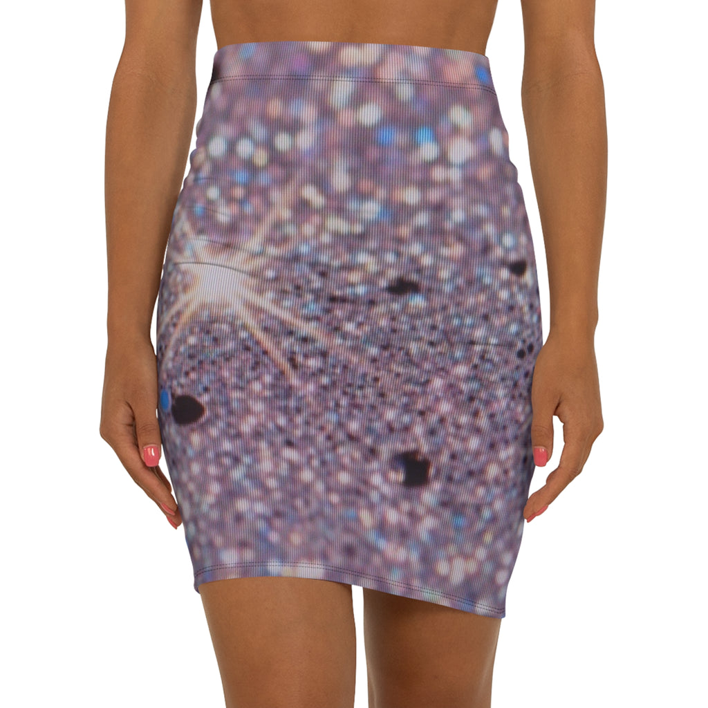 Women's Mid-Waist Pencil Skirt (AOP)