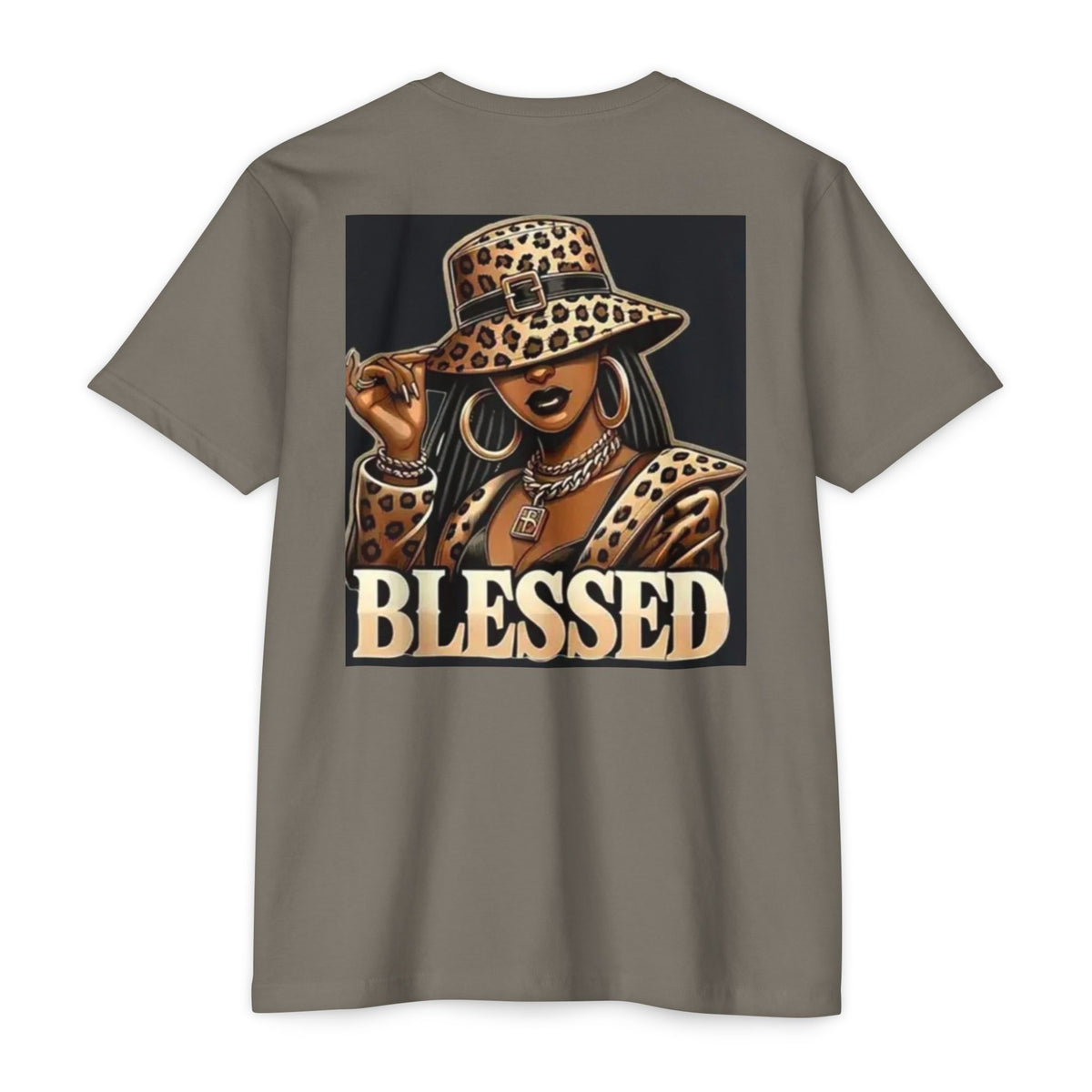 Blessed Leopard Hat T-Shirt