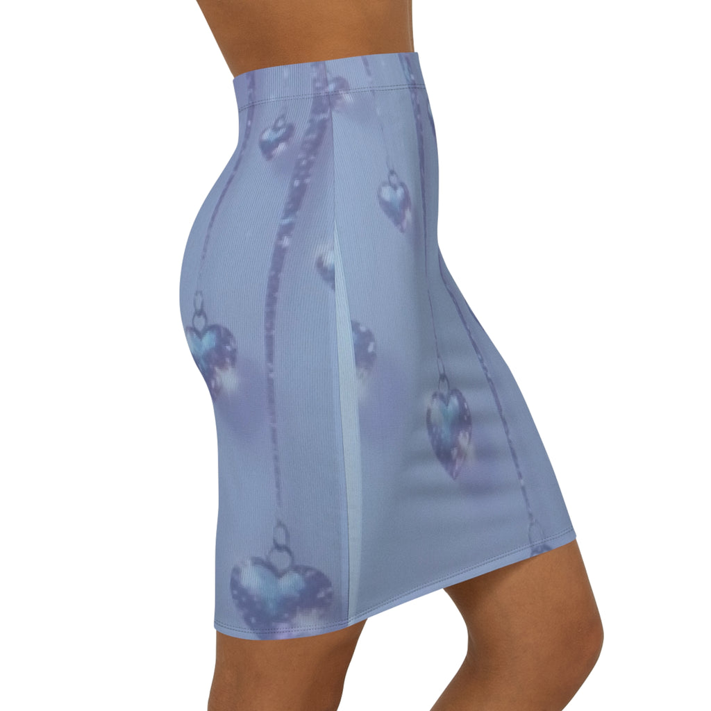 Women's Mid-Waist Pencil Skirt (AOP)