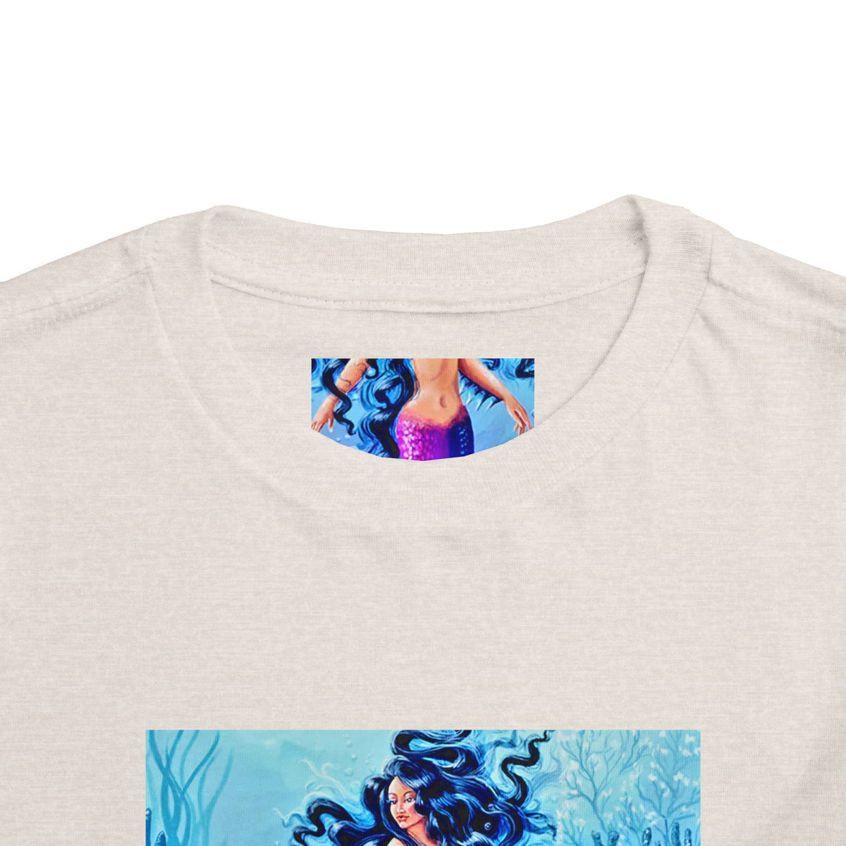 Mermaid Toddler Tee — Colorful Underwater Ocean Playtop