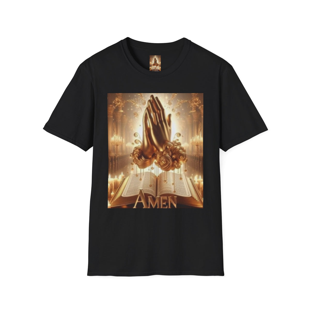 Prayer Hands T‑Shirt – "Amen" Spiritual Faith Tee