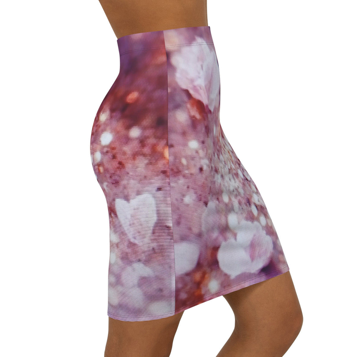 Women's Mid-Waist Pencil Skirt (AOP)