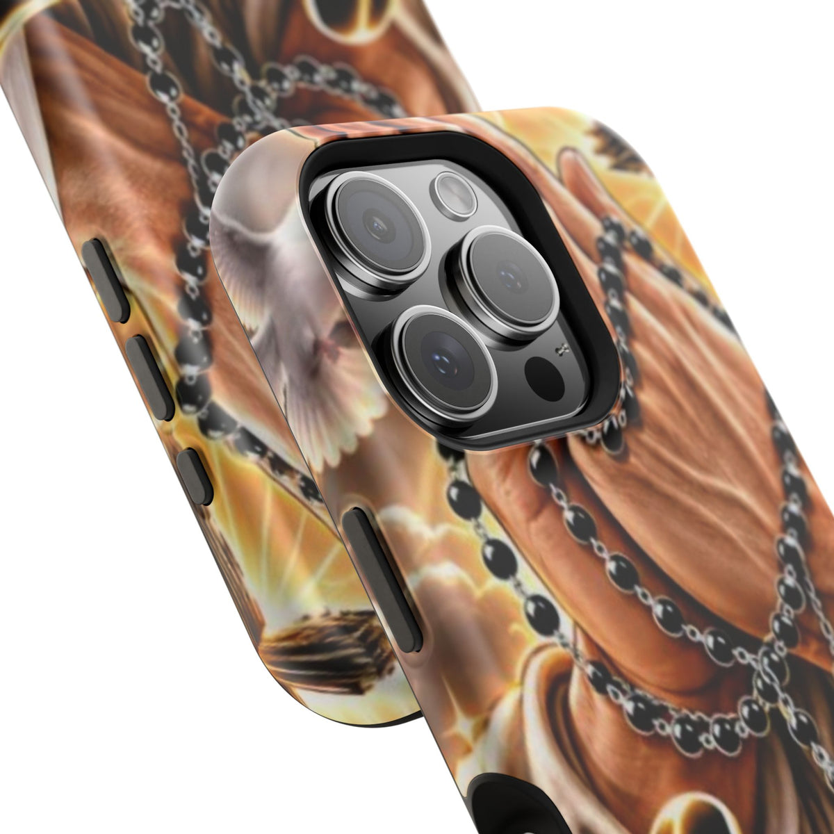 Praying Hands Rosary Magnetic Impact Phone Case