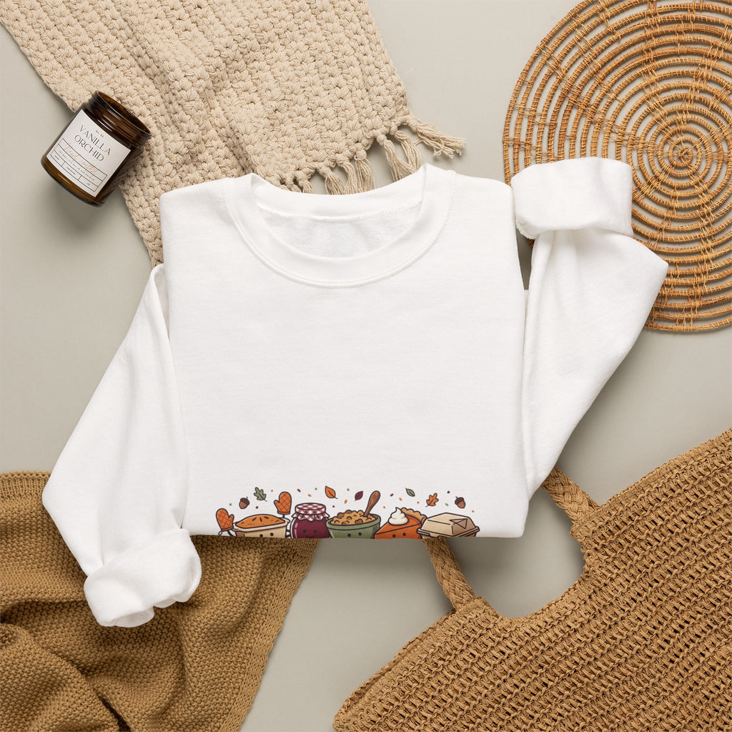 Friendsgiving Crew Sweatshirt | Thanksgiving Turkey Pumpkin Pie Fall Foliage