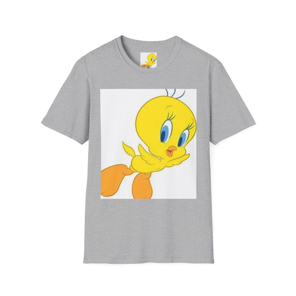 Cartoon Yellow Bird T-Shirt — Cute Tweety Graphic Tee