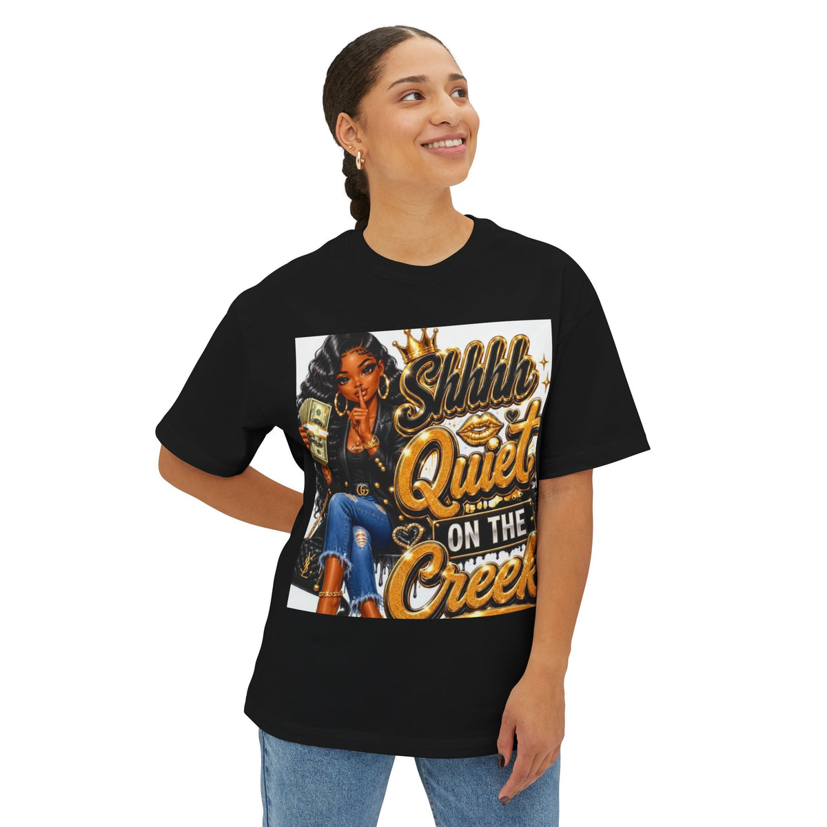 Graphic Tee — “Shhh… Quiet on the Creek” Urban Girl Design