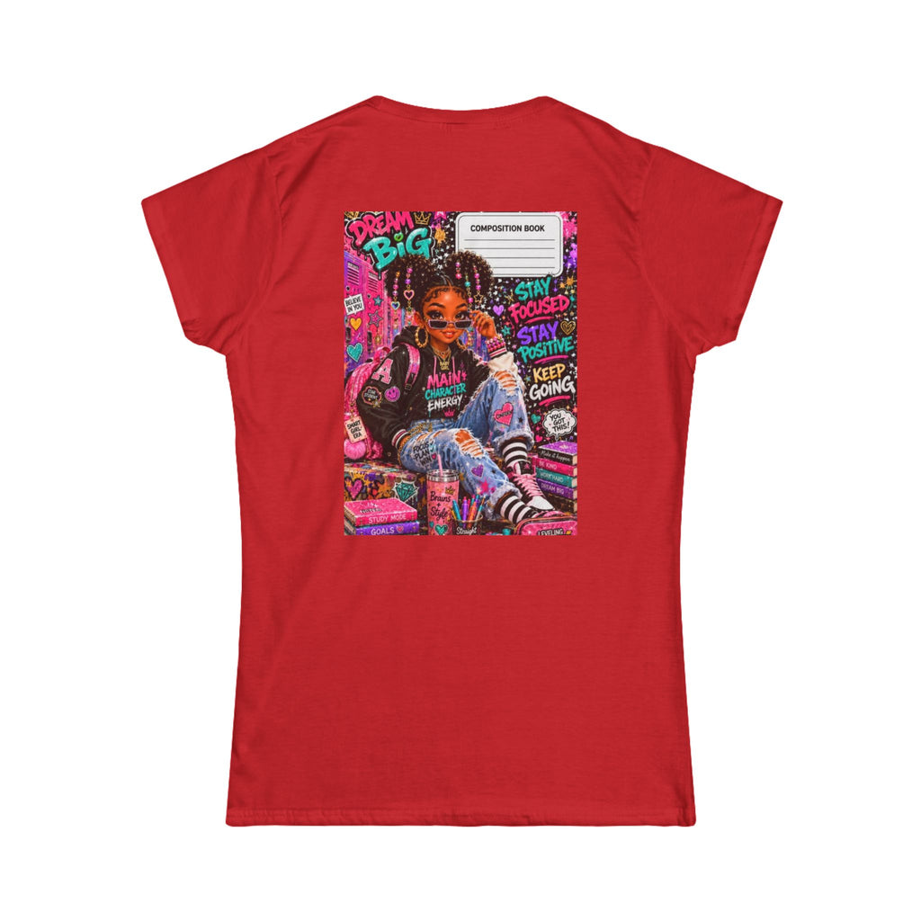 Women's Tee - Blank White Softstyle T‑Shirt (Everyday Casual Staple)