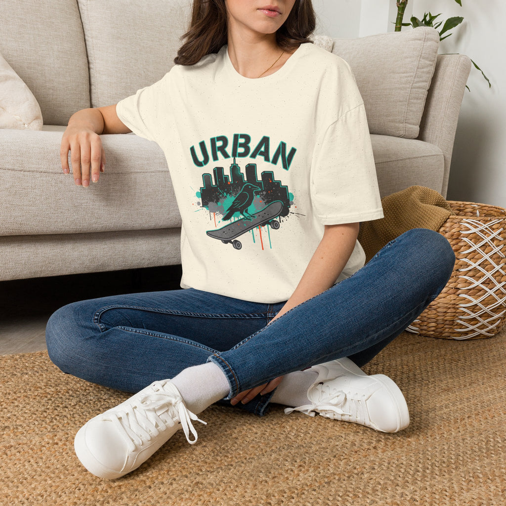 Urban Skateboard T-Shirt — City Skyline Skate Crew Tee