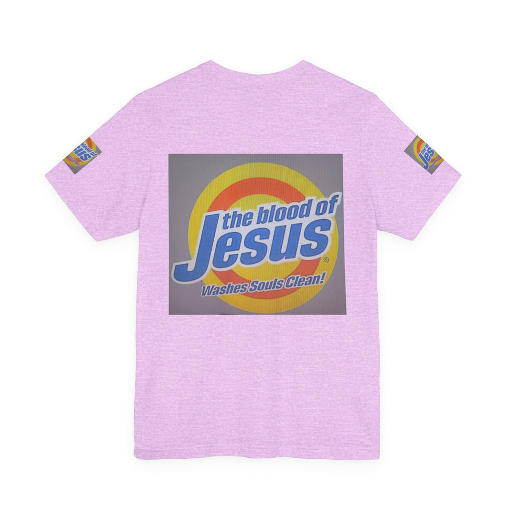 Christian T-Shirt - "The Blood of Jesus Washes Souls Clean" Graphic Tee