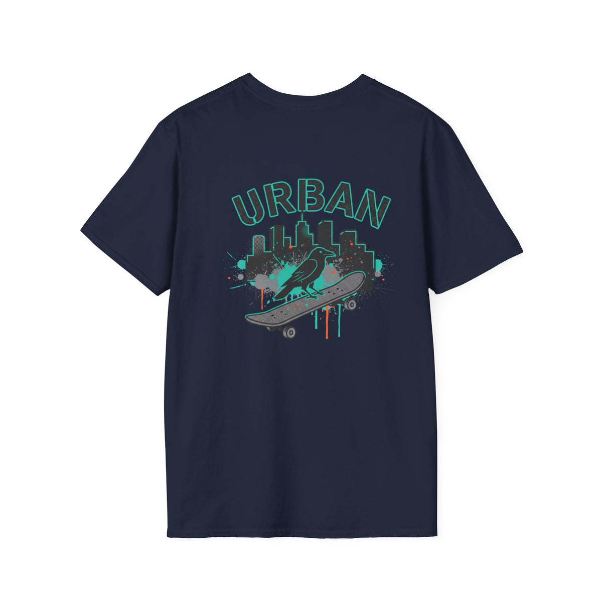 Urban Skateboard T-Shirt — City Skyline Skate Crew Tee