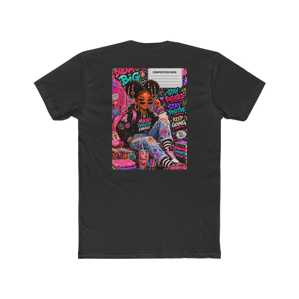 Dream Big Graphic Tee — Motivational Girl Street Art T-Shirt