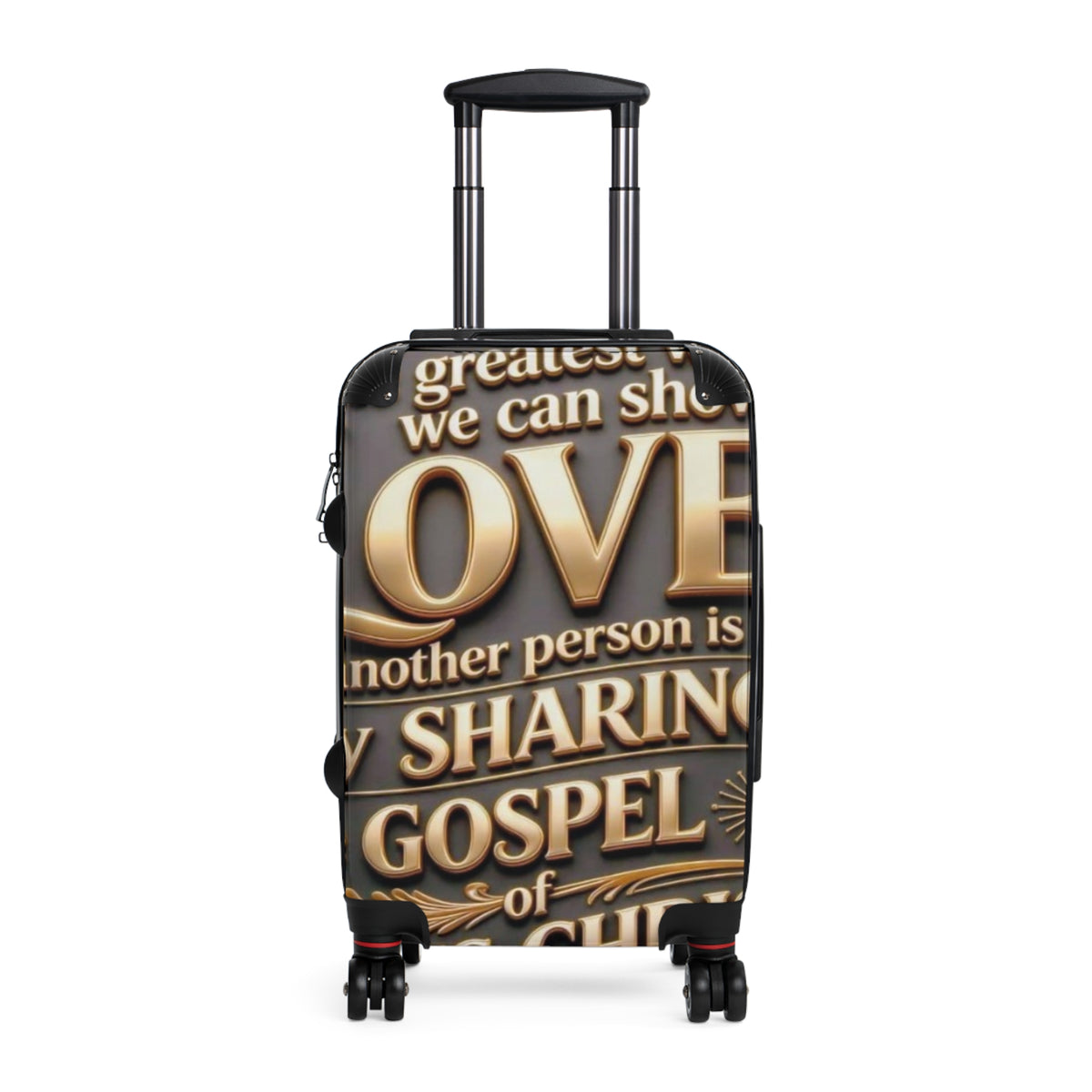 Inspirational Gospel Quote Carry-On Suitcase