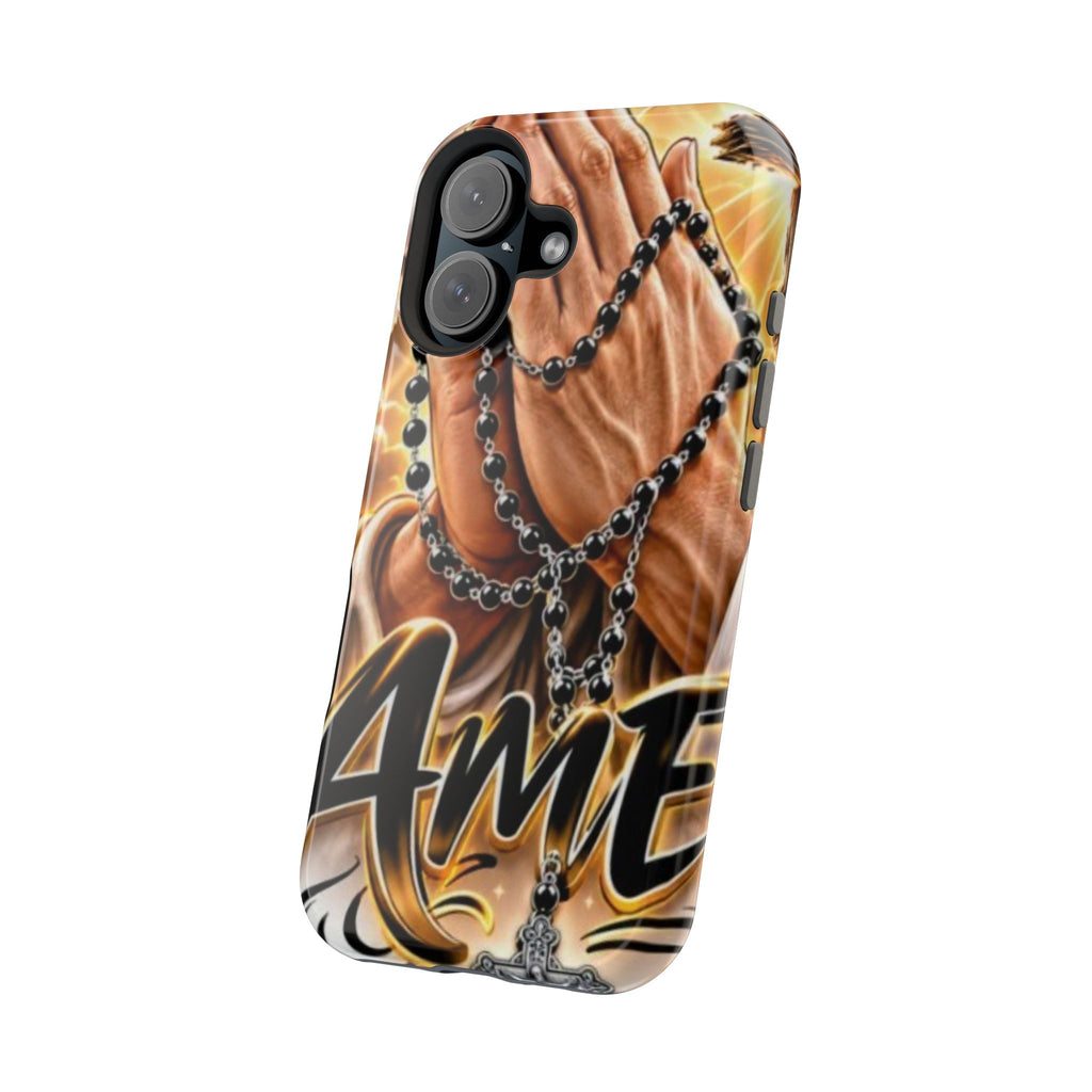 Praying Hands Rosary Magnetic Impact Phone Case