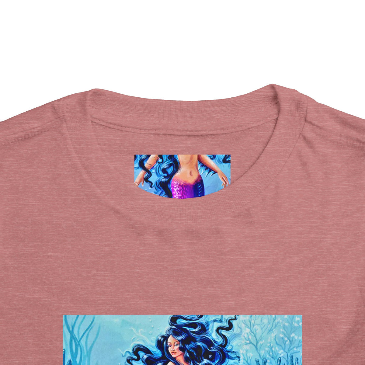 Mermaid Toddler Tee — Colorful Underwater Ocean Playtop