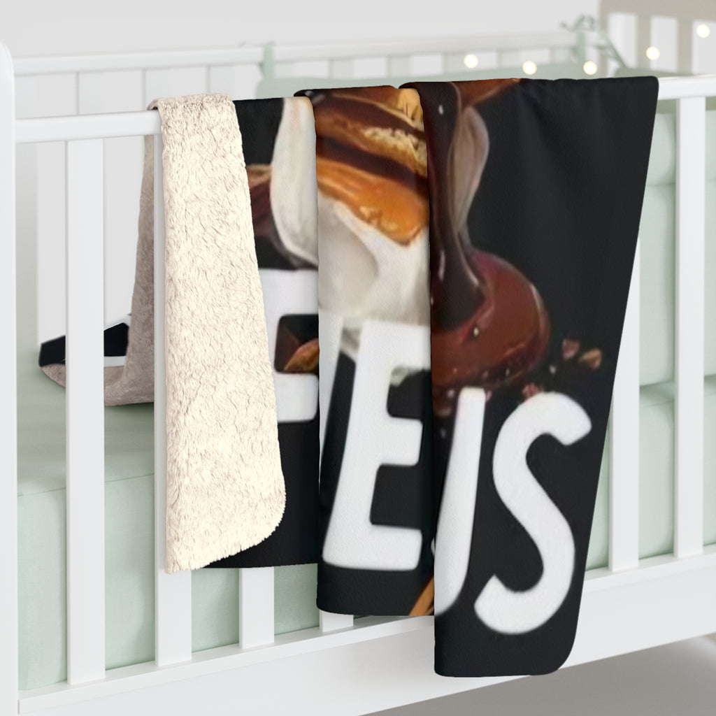 Sherpa Blanket — "S'more of Jesus" Cozy Christian Throw