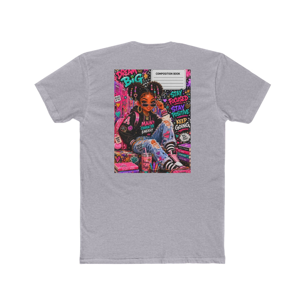 Dream Big Graphic Tee — Motivational Girl Street Art T-Shirt