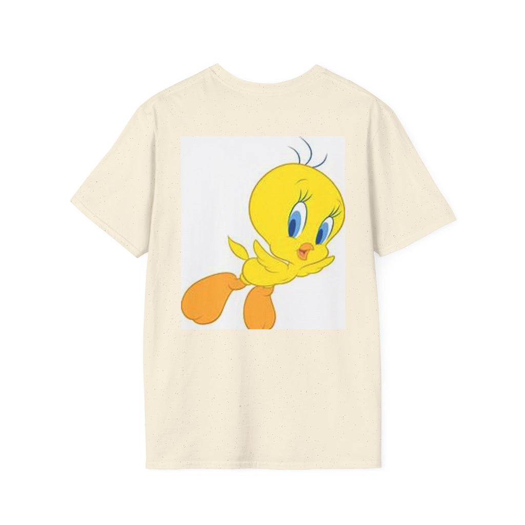Cartoon Yellow Bird T-Shirt — Cute Tweety Graphic Tee