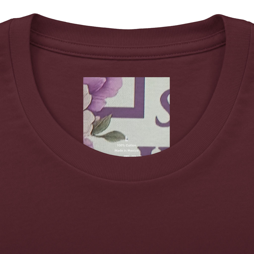 Christian Tee — "Blessed by God, Saved by Jesus, Filled by the Spirit" Floral Cross