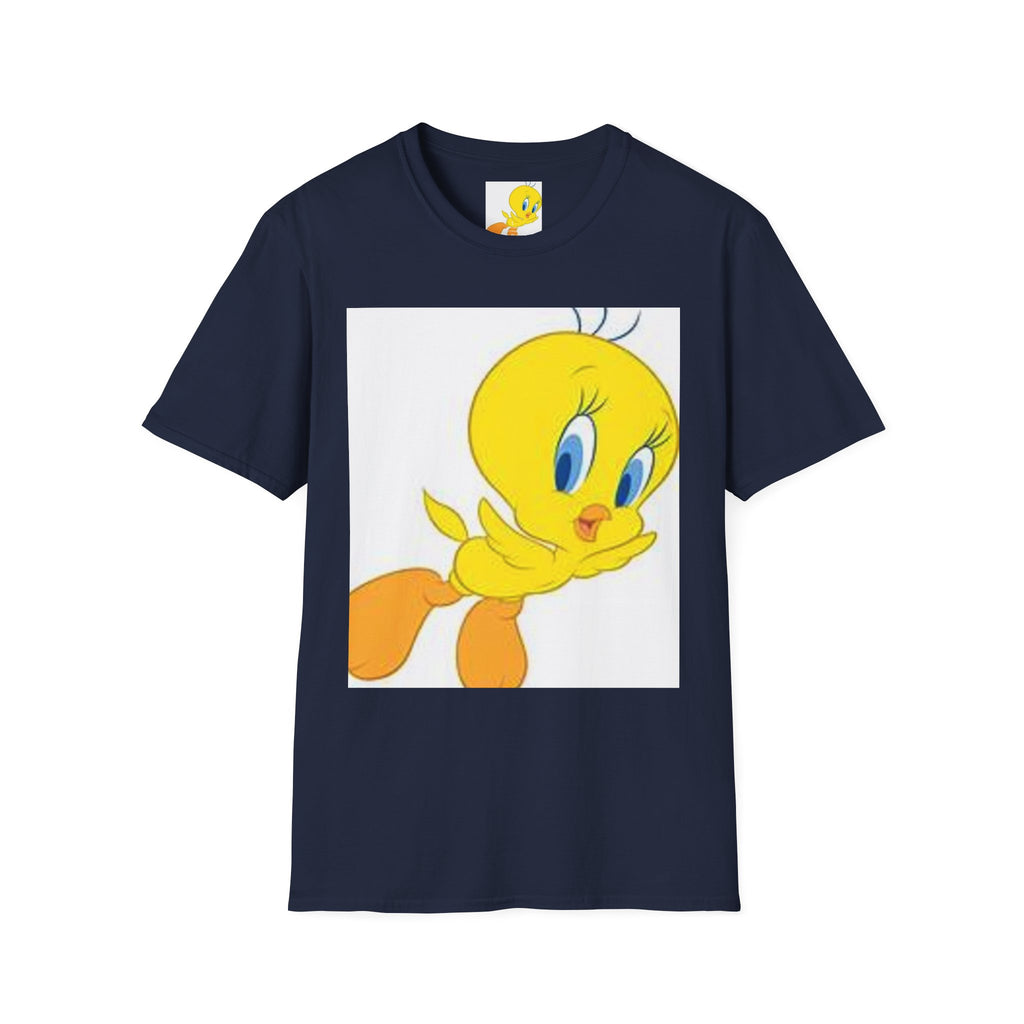 Cartoon Yellow Bird T-Shirt — Cute Tweety Graphic Tee