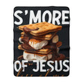 Sherpa Blanket — "S'more of Jesus" Cozy Christian Throw